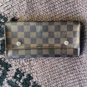 Louis Vuitton Damier Portefeuille Ron Modulable Long Bifold Wallet Vintage